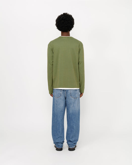 CHEMISE EN MAILLE DE COTON BICOLORE