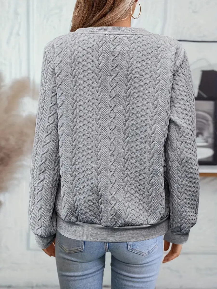 ✨Best-1 Sale Sweatshirt 2025✨Women's Elegant Snake Print Zip-Up Sweatshirt Long Sleeve Round Neck Casual Pullover