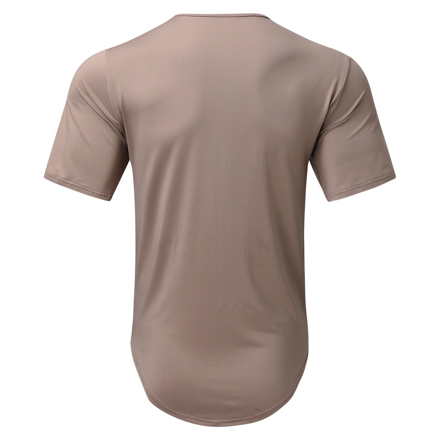 T-shirt Patrick à manches courtes, col rond et cardigan zippé