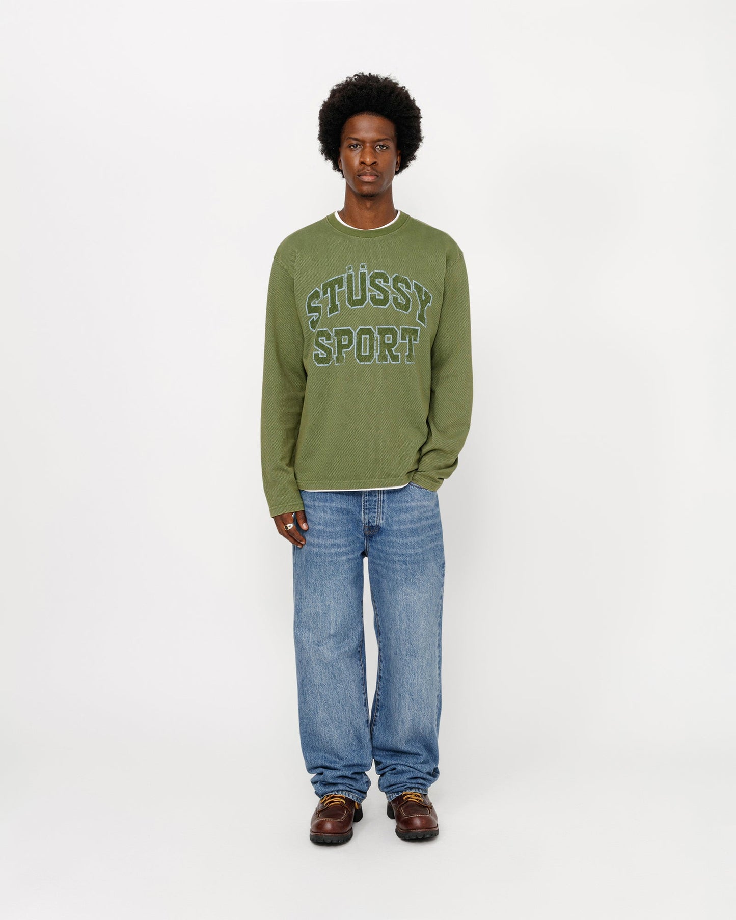 PULL RAS DU COU EN COTON MAILLE BICOLORE