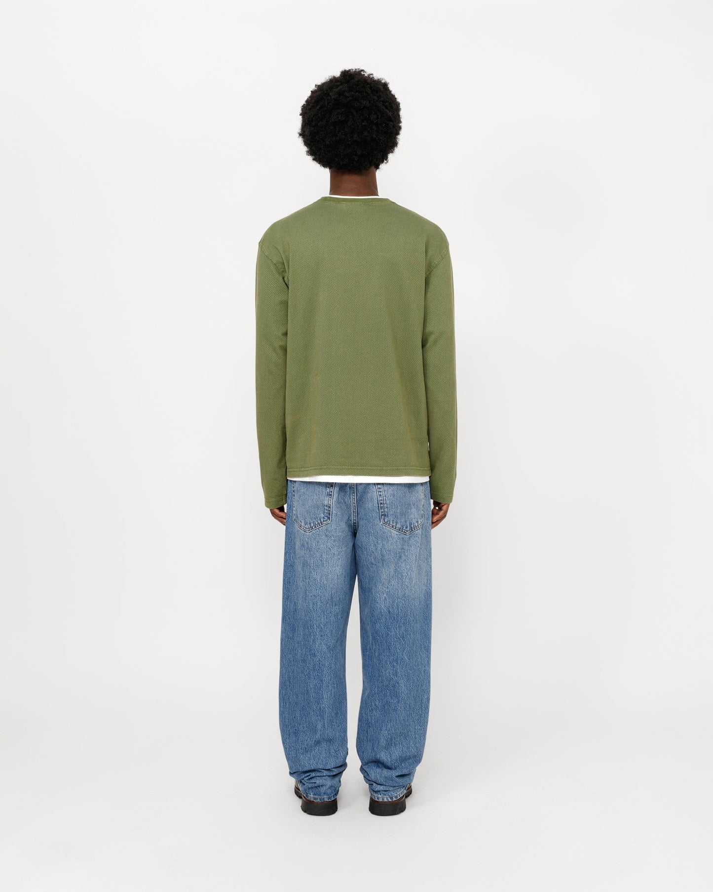 CHEMISE EN MAILLE DE COTON BICOLORE