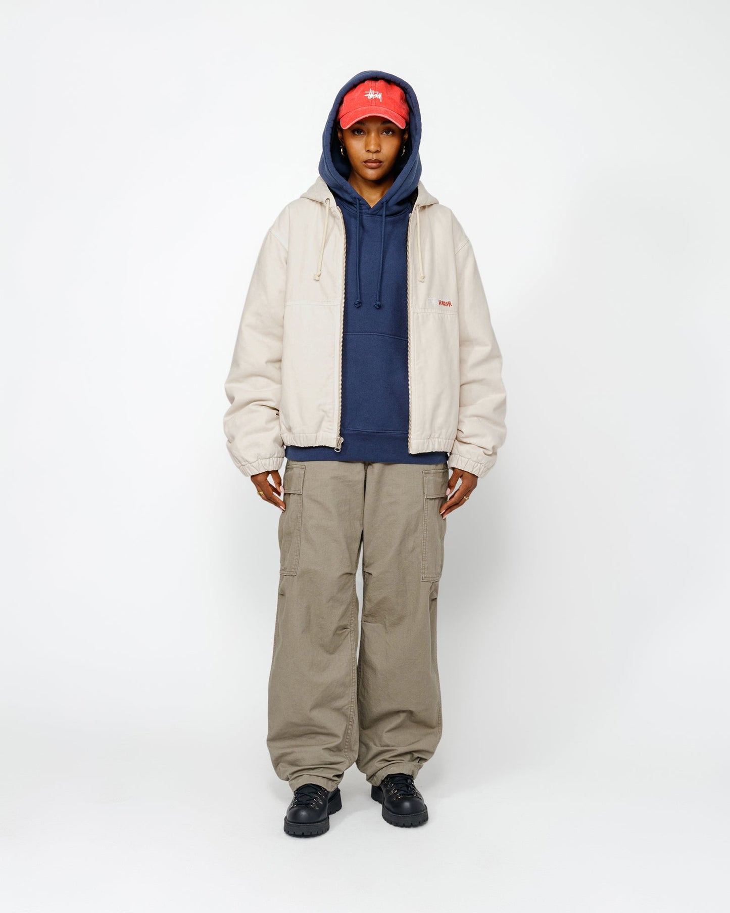 BLOUSON DE TRAVAIL TOILÉ DOUBLÉ