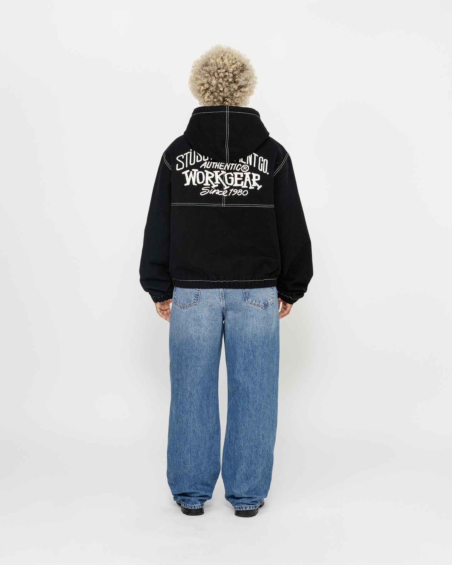 VESTE DE TRAVAIL SURPIQÛRES CONTRASTÉES
