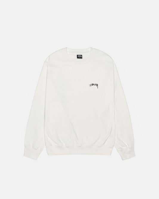 SWEAT RAS DU COU EN JERSEY LISSE TEINT EN PIÈCE