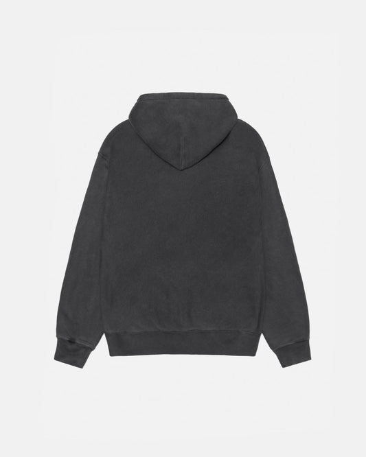 SWEAT À CAPUCHE LION RASTA TEINT EN PIÈCE
