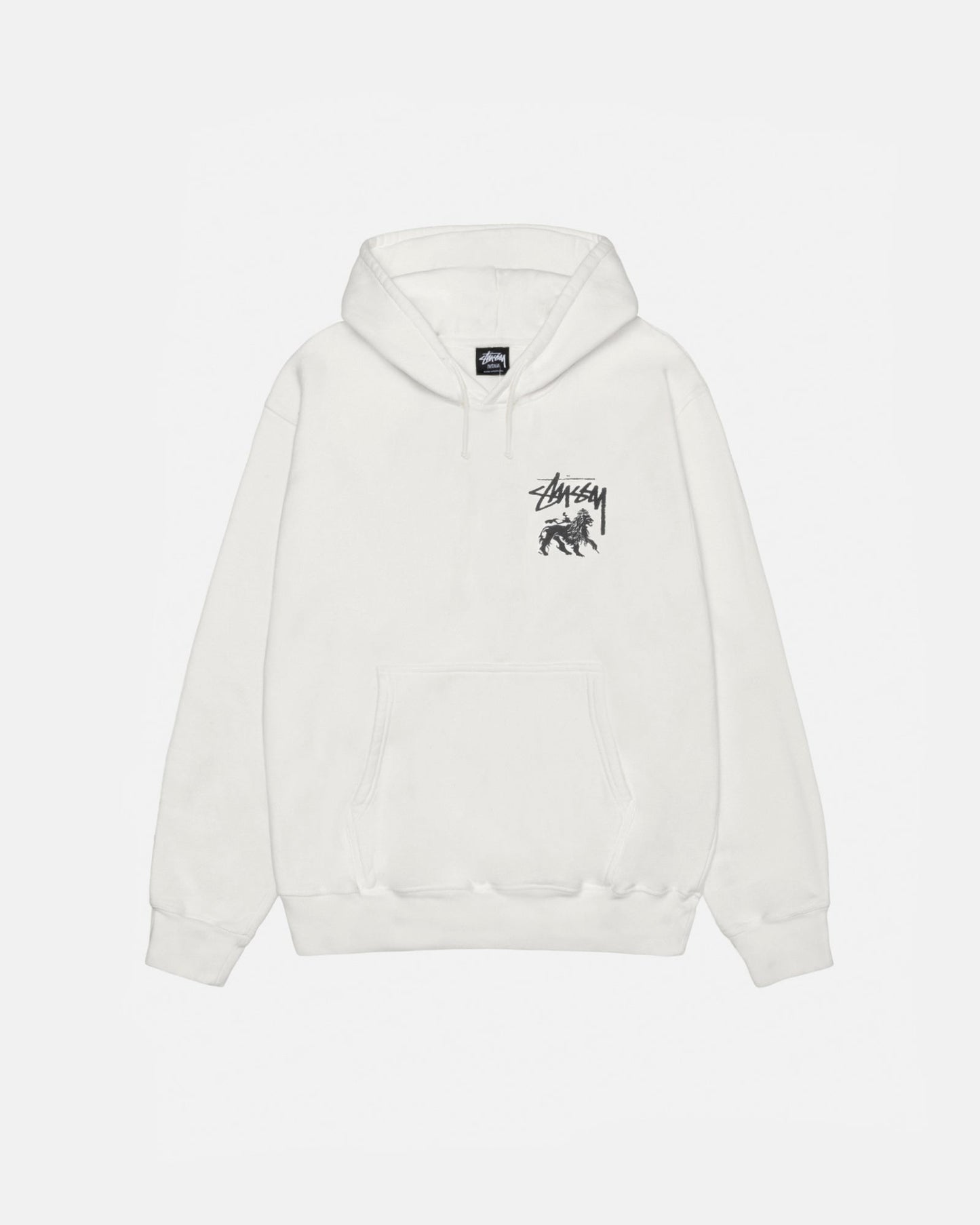SWEAT À CAPUCHE LION RASTA TEINT EN PIÈCE