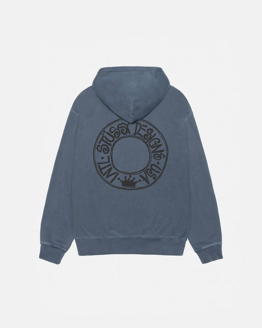 BUANA SWEAT À CAPUCHE ZIP PIGMENT TEINT