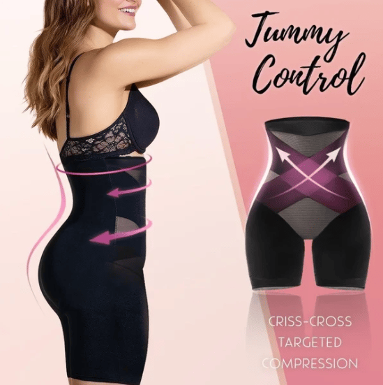 Nouveau Shaper Taille Haute Compression Croisée Abdominaux et Fessiers