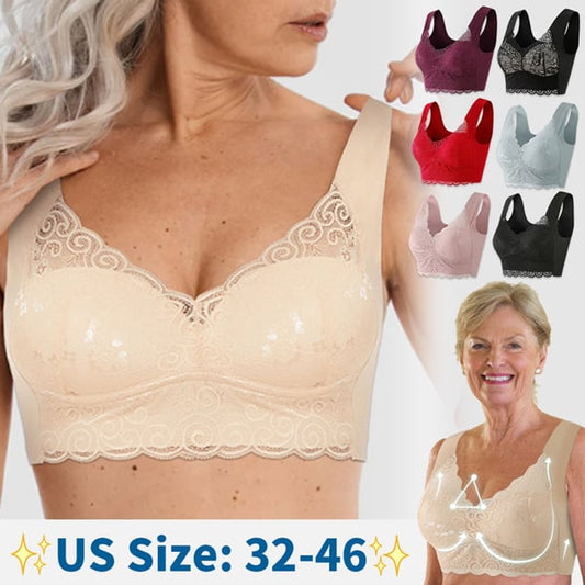 🔥Dernier jour : 2 soutiens-gorge achetés, le 3ème offert !😍 - Soutien-gorge sans coutures, sans armatures, push-up en dentelle